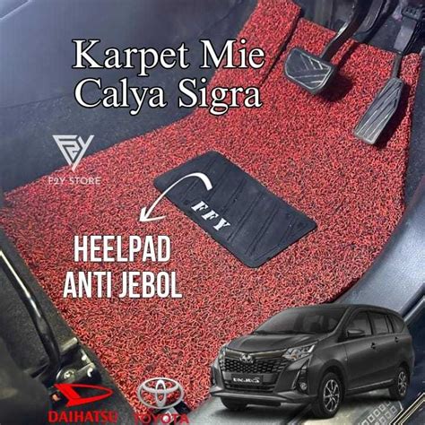 Jual Karpet Mobil Mie Bihun Sigra Calya 3 Baris Shopee Indonesia