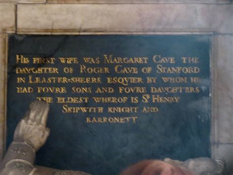 Margaret Cave Skipwith 1565 1594 Find A Grave Memorial