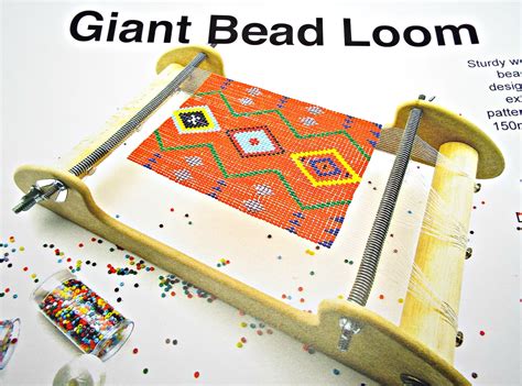 Bead Loom Kit Extra Wide Wooden Loom DIY Bead Kit Make | Etsy