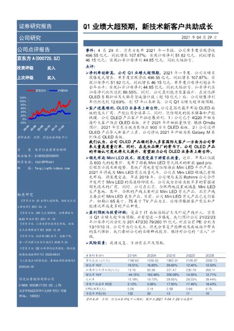 Q1业绩大超预期，新技术新客户共助成长