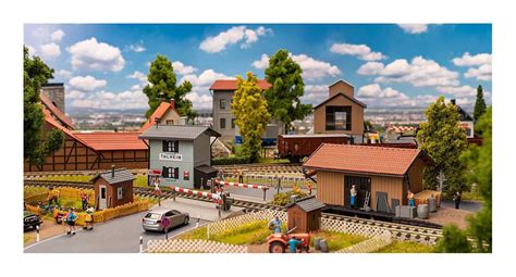 Meises Modelbahncenter Faller H Aktions Set Bahn Bergang