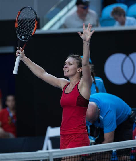 Simona Halep At Australian Open Tennis Tournament In Melbourne 01 22