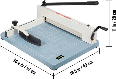 Vevor Cortador De Papel Industrial A3 Resistente Cortador De Papel De