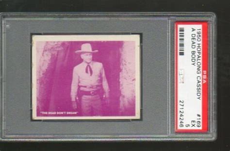 Hopalong Cassidy 1950 Card 169 Psa 5 Topps Ebay