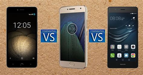 Comparativa Entre El BQ Aquaris U Plus Vs Moto G5 Plus Y Huawei P9 Lite