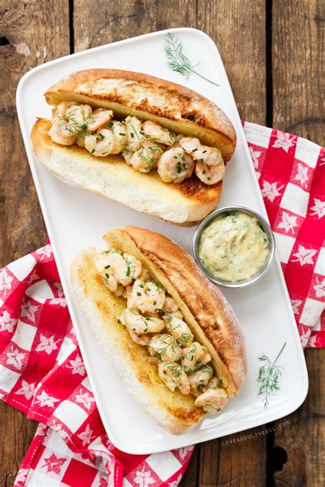 Shrimp Roll Sandwich