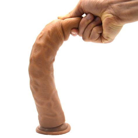 Dildo realistyczne duży długi penis z przyssawką area pl