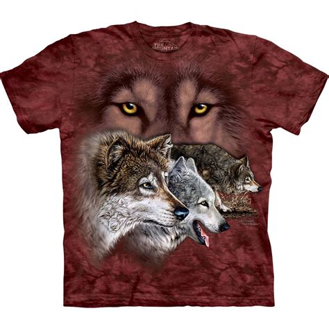 Wolf T Shirt Find 9 Wolves 2899 € The Mountain Shirts Online