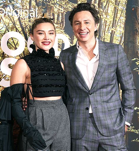 Florence Pugh And Ex Zach Braff Reunite At ‘a Good Person Premiere