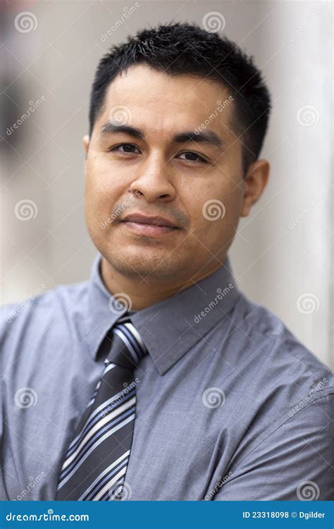 Hispanic Businessman Headshot Portrait Royalty Free Stock Photos