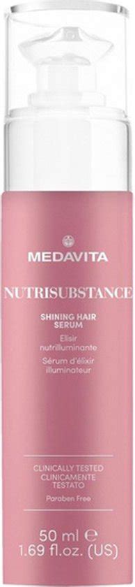 Medavita Nutrisubstance Shining Hair Serum Droog Haar Ml Bol