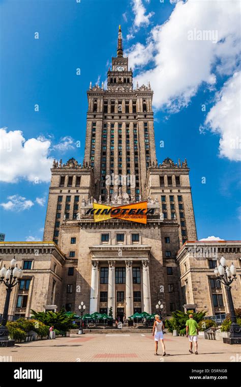 The Palace Of Culture And Science Or Pałac Kultury I Nauki And