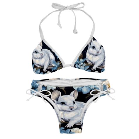 Tmall Detachable Sponge Adjustable Strap Bikini Set Two Pack Swimsuits Swimming Suits Applicable