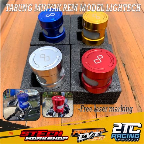 Jual SALE TABUNG MINYAK REM MODEL LIGHTECH MINUS BIG TABUNG RESERVOIR