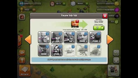 Clash Of Clans Best Attack Troop Combination Youtube