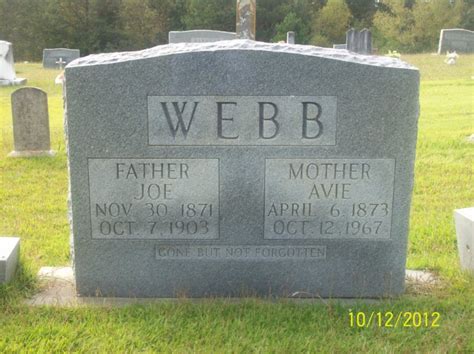 Joseph Manley Joe” Webb 1871 1903 Find A Grave Memorial