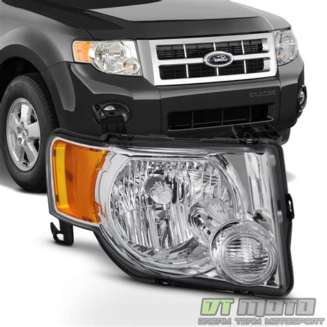 2008 2012 Ford Escape Headlight Headlamp Replacement 08 12 Right Passenger Side Ebay