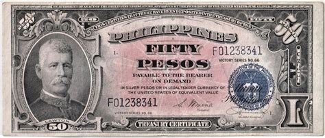 FILIPINY 50 PESOS VICTORY SERIES NO 66 15007063753 Oficjalne