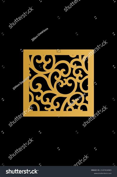 Cnc Vector Cutting Patterns Cnc Laser Stock Vector Royalty Free