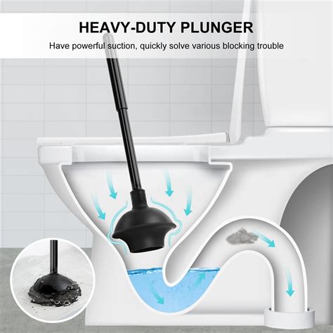 Snapklik Setsail Toilet Brush And Plunger Set Pack Toilet