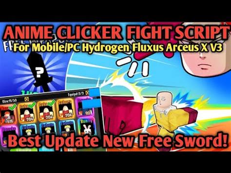 Anime Clicker Fight Script Pastebin Update 5 Saitama Best AutoFarm For