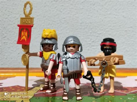 Playmobil Figuras Romanos Prisionero Romano Legionarios Esclavo Romana