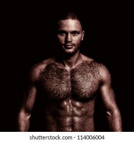 Portrait Handsome Naked Muscular Guy Stock Photo 114006004 Shutterstock