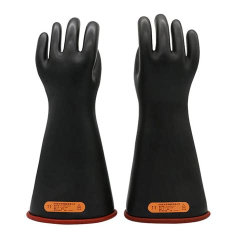 Shuangan Class Electrical Insulated Rubber Gloves Electrician Kv