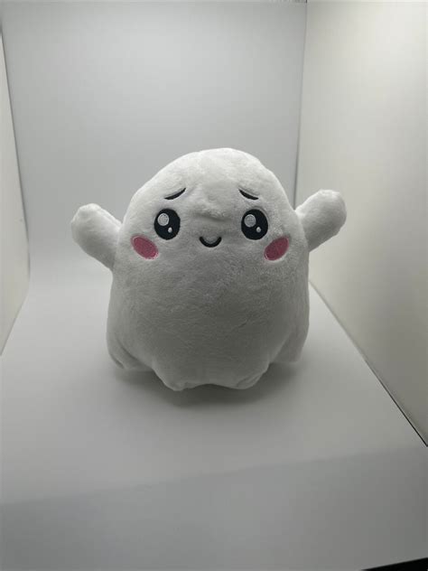 Lankybox Glow In The Dark Ghosty Plush Stuffed White Ghost 6 Etsy