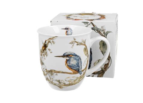 Kubek porcelanowy Ptasi Świat ZIMORODEK ZWYCZAJNY 400 ml DUO Gift