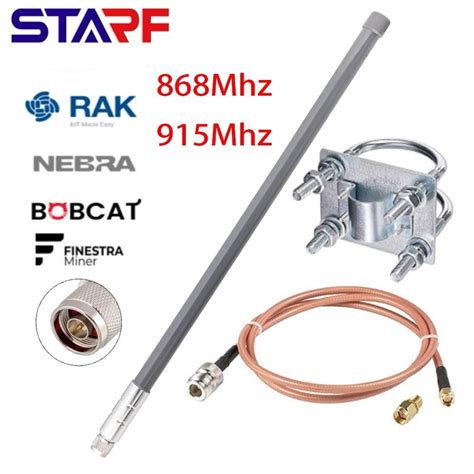 8 12dbi Outdoor Helium Bobcat Miner Antenna 868mhz 915mhz Lora Antenna