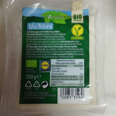 Vemondo Tofu Natural Bio Review Abillion