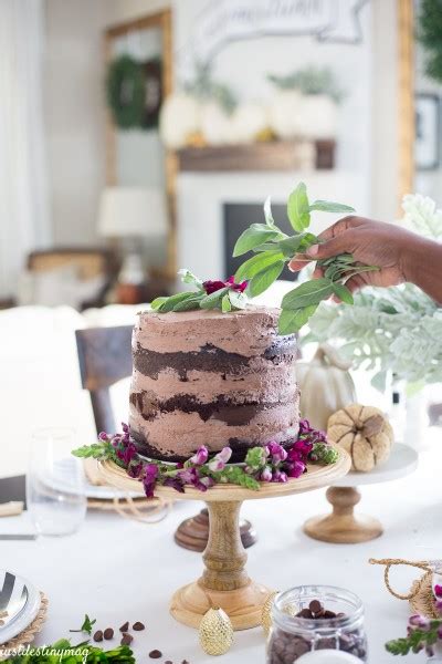 Easy Time Saving Naked Chocolate Cake