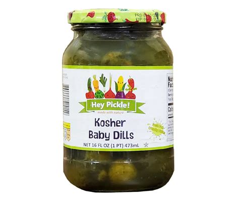 Hey Pickle Hey Pickle Kosher Baby Dills 16 Oz Big Lots