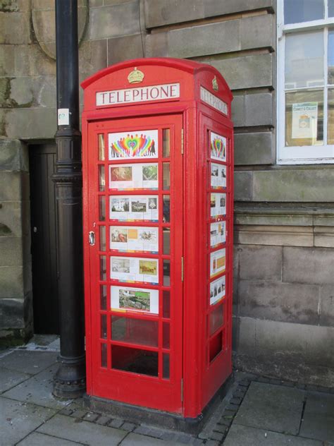 Telephone Kiosk High Street Burntisland Fife Scotland Terry