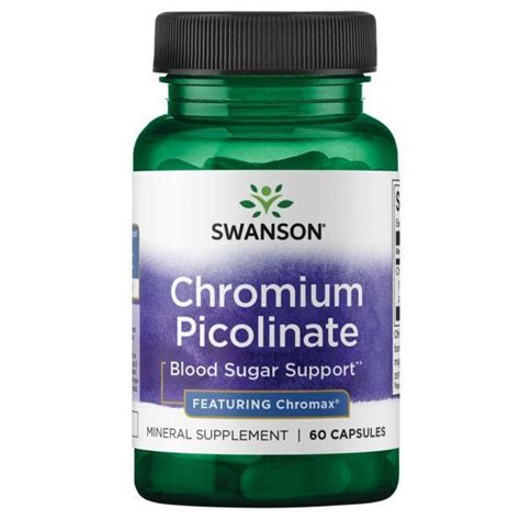 Chromium Picolinate Weight Loss Supplement Swanson Health Products