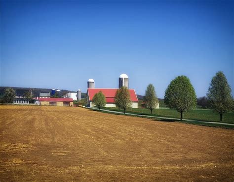 Hd Wallpaper Pennsylvania Landscape Scenic Farm Rural Countryside