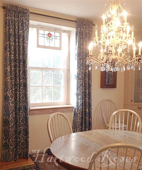 Hartwood Roses: Drapes in the Dining Room