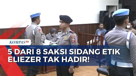 5 Dari 8 Saksi Sidang Etik Richard Eliezer Tak Hadir Karopenmas Polri