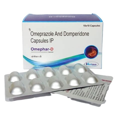 Omephar D Omeprazole And Domperidone Capsules Ip Mediphar