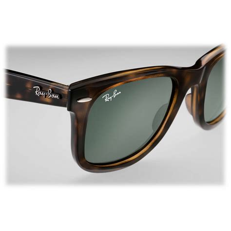 Ray Ban Rb4340 710 Original Wayfarer Ease Tortoise Green Classic G 15 Lenses Sunglass