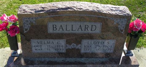 Velma Cecil Ryon Ballard 1914 1993 Mémorial Find a Grave