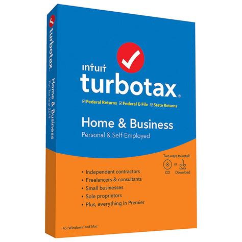 Turbotax Home And Business 2019 Pc Software Electronics Shop Your