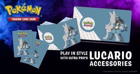 Ultra Pro Pokémon Lucario Accessories Product Line Announced Pokeguardian We Bring You The