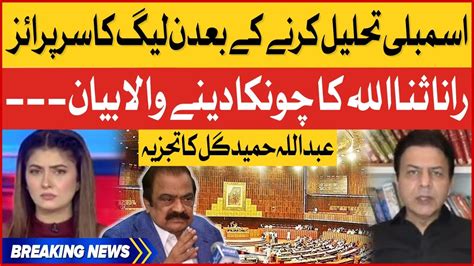 Rana Sanaullah Surprising Statement What Happened After Assemblies