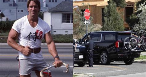 Arnold Schwarzenegger Involved In Traffic Accident With Bicyclist