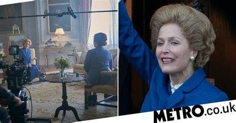 The Crown season 4: Gillian Anderson shares behind-the-scenes snap | Metro News