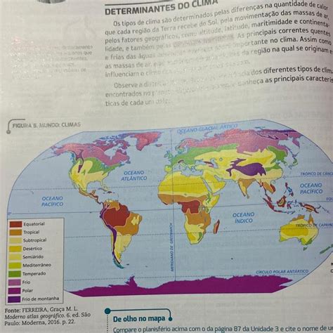 Observe Novamente O Mapa Da Figura Na P Gina Quais S O Os