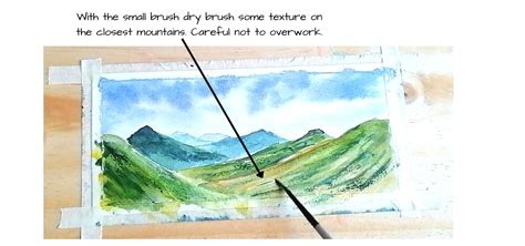 Simple Watercolor Mountain Tutorial for Beginners - My Art Aspirations