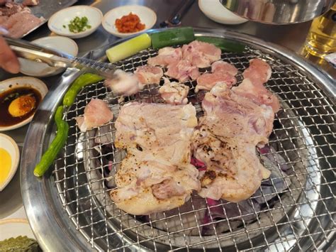 영등포구청역 맛집 계모임 숯불닭구이 전문점feat철판볶음밥 네이버 블로그